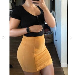 Free People | Corduroy Miniskirt